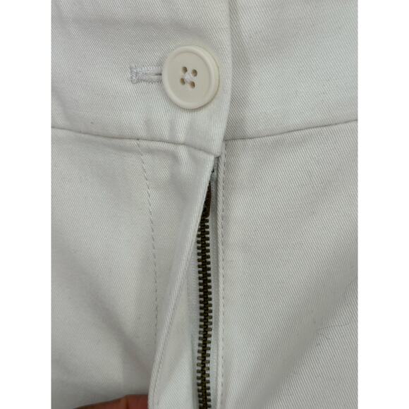 LOFT New! High Waist Chino Shorts White Crisp Tailored Design Beach Summer 10 - Picture 6 of 10
